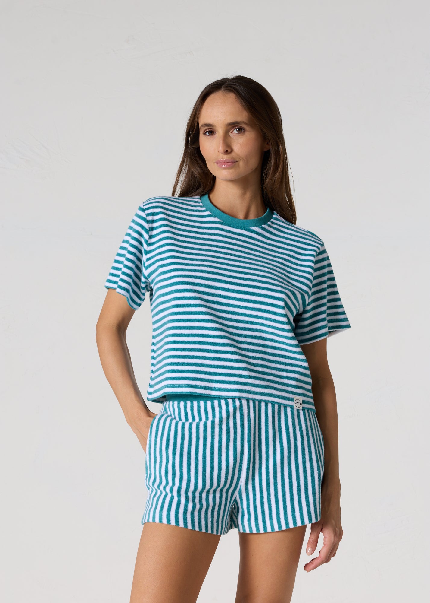 Top éponge Eaux cotières rayé Silica stripe - JOTT - 2