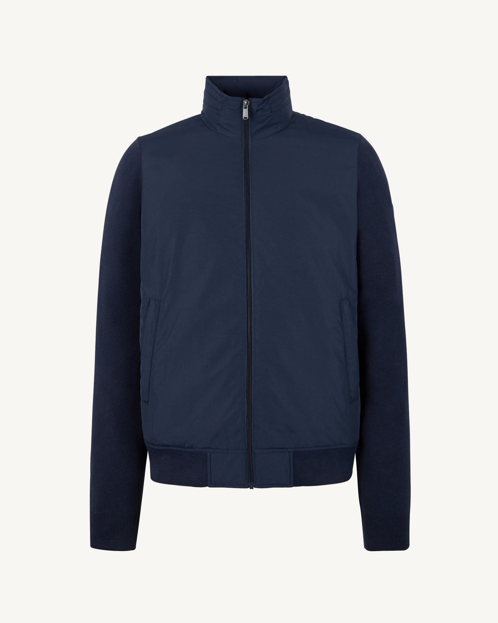 Veste à Capuche Bi-Matière Marine Bardenas