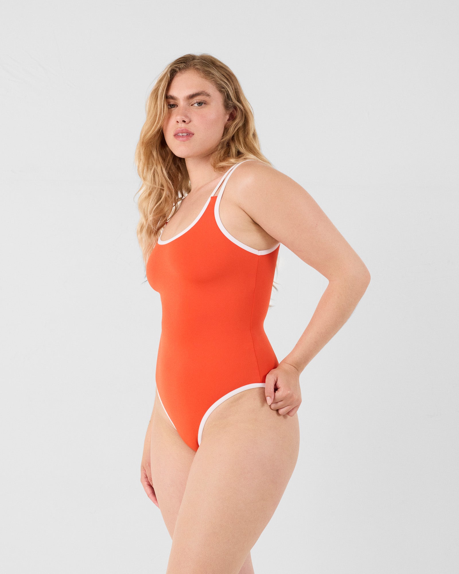 Maillot de bain femme Rouge feu Mary - JOTT - 4