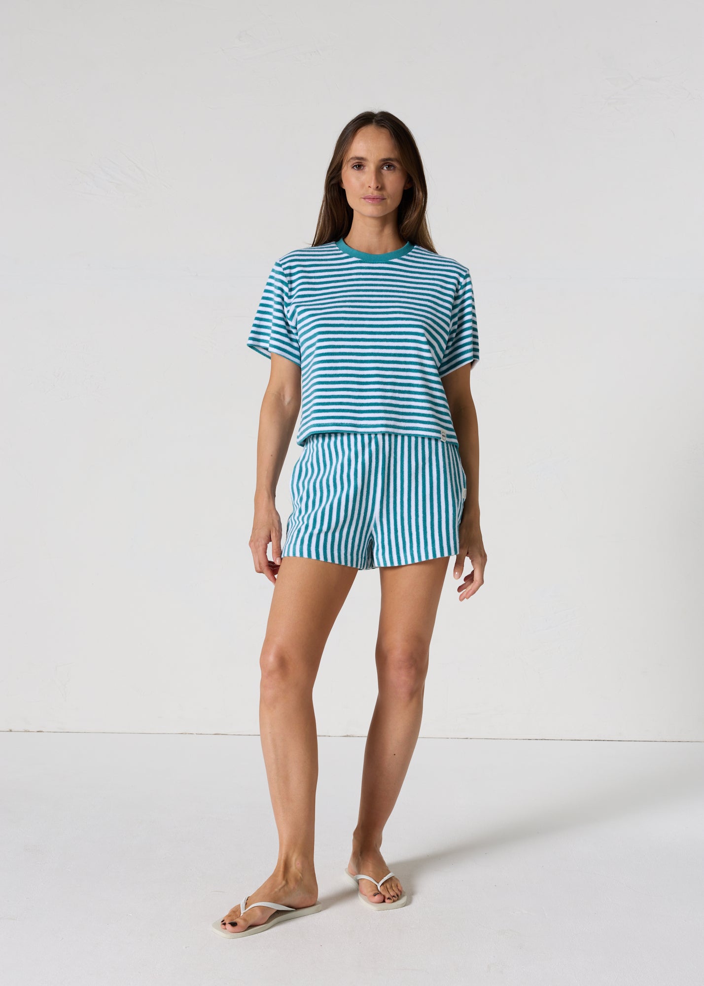 Top éponge Eaux cotières rayé Silica stripe - JOTT - 4