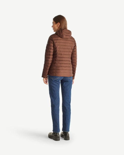 light Down jacket  Chocolate Cloe - JOTT - 3