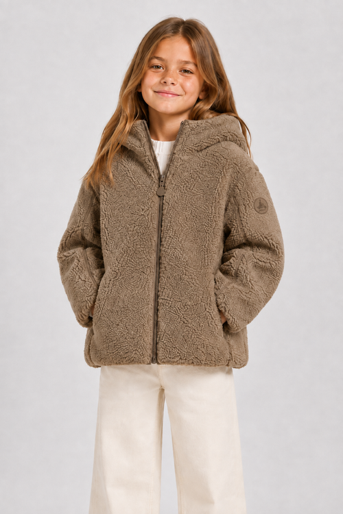 Doudoune sherpa Grand Froid Beige fumé Sherry