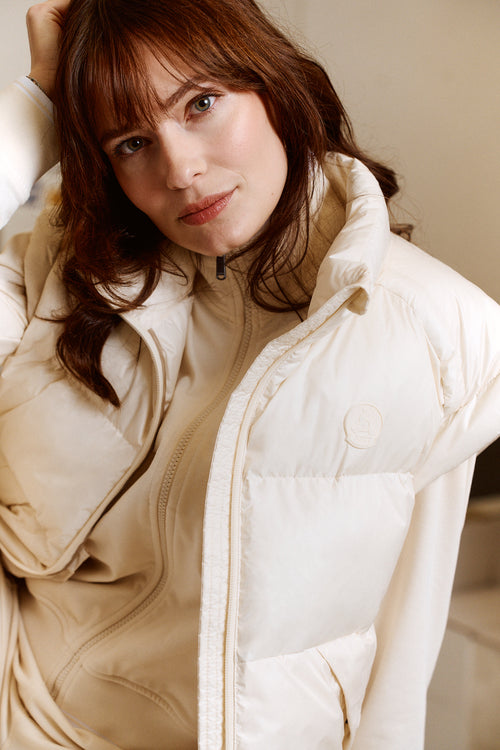 Chaqueta de plumón  oversize mangas Chaqueta de plumón Natural Lyna