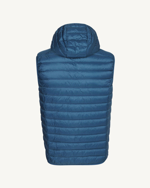 Doudoune sans manches à capuche Bleu jeans Pat - JOTT - 2
