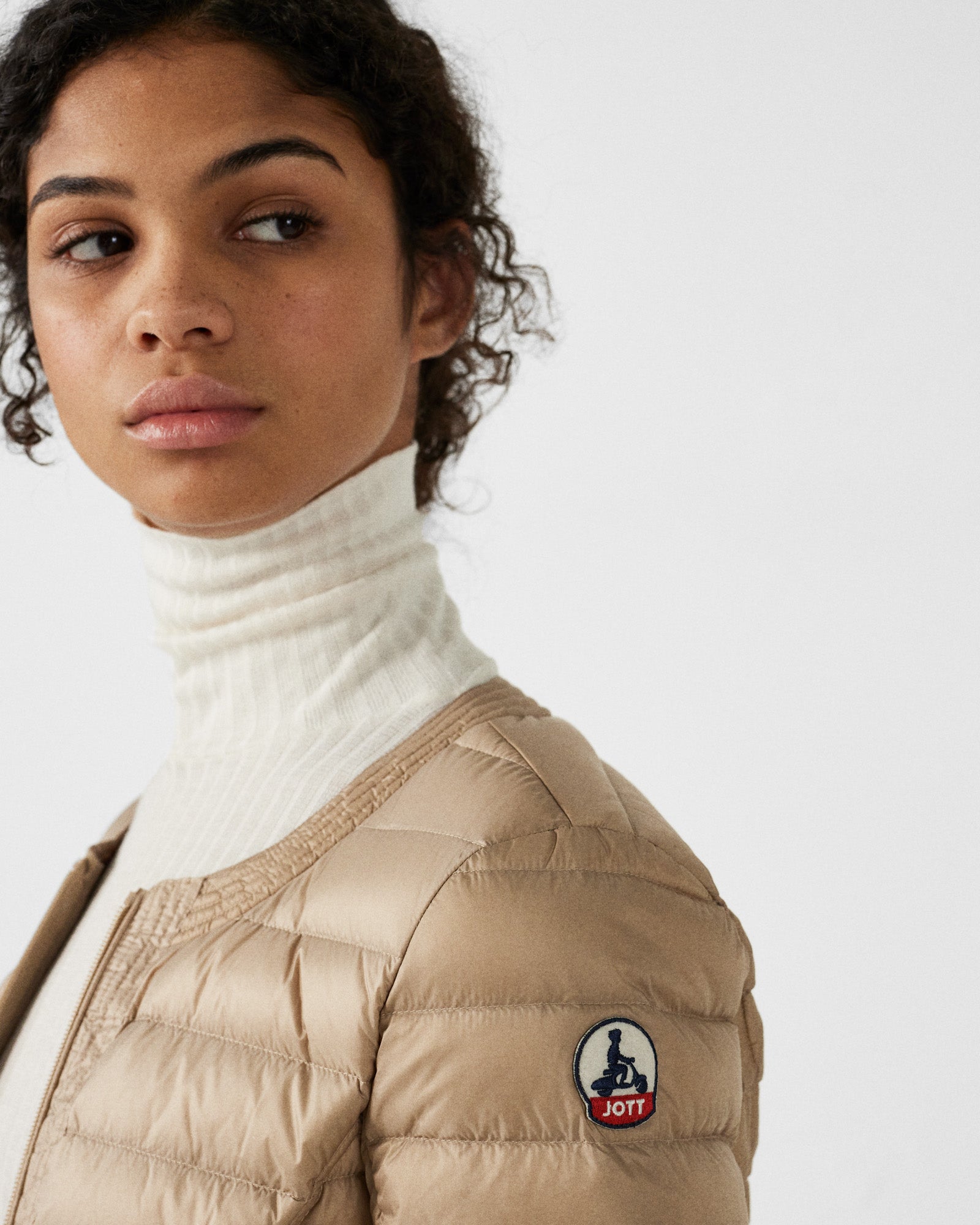 Down jacket light Beige Douda - JOTT