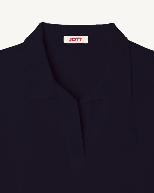Robe polo coupe droite Marine Anya - JOTT - 3