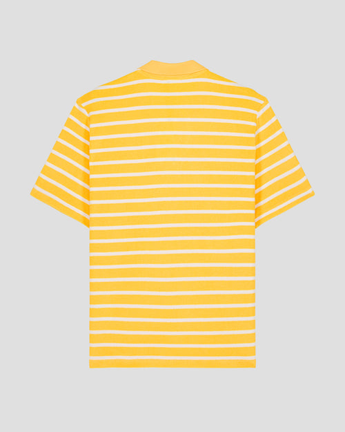 Polo manches courtes Jaune abeille rayé Buggy stripe - JOTT - 3