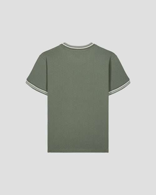 T-shirt col rond mixte Vert sauge Ley - JOTT - 3