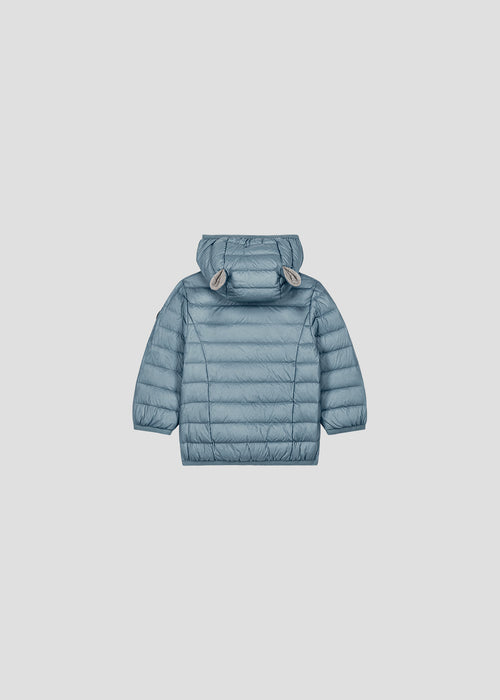 Doudoune bébé à oreilles Bleu tempête Mael - JOTT - 3