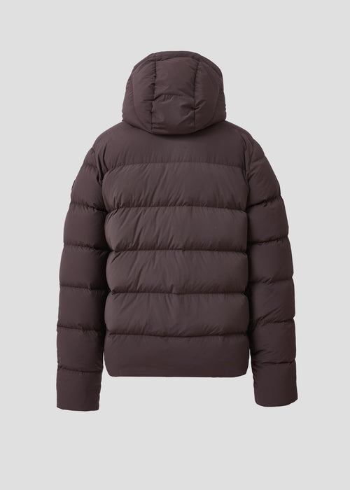 Doudoune à capuche amovible Grand Froid Café noir Riven