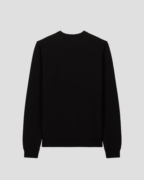 Sevan graphite black crew neck sweatshirt - JOTT - 3