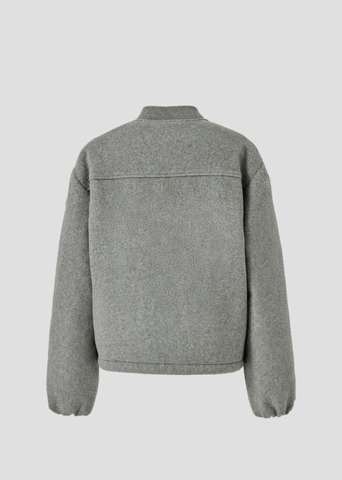 Bomber laine Gris chiné Solna