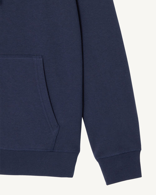 Sweat à capuche homme en coton biologique Marine Mexico - JOTT - 4