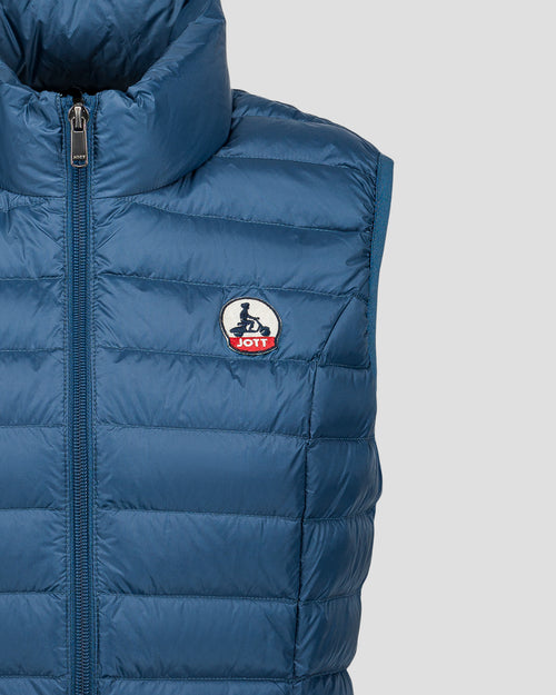 Doudoune légère sans manches Bleu jeans Seda - JOTT - 3