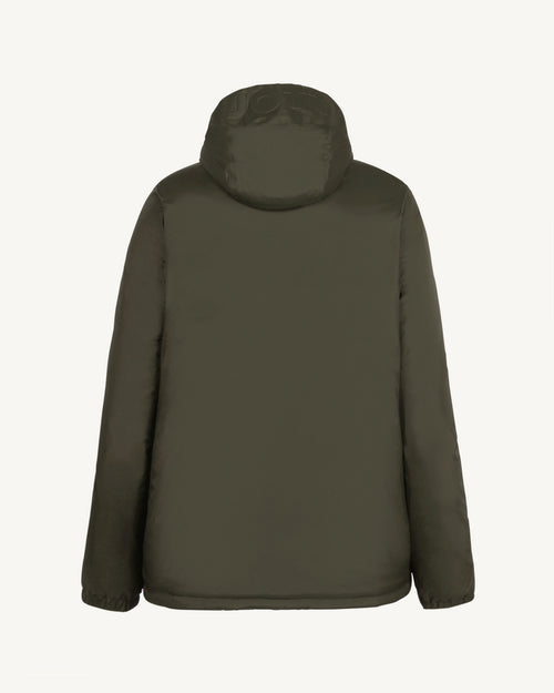 Doudoune réversible à capuche Ultralight Army/Rose poudre Bangkok 2.0 - JOTT - 5