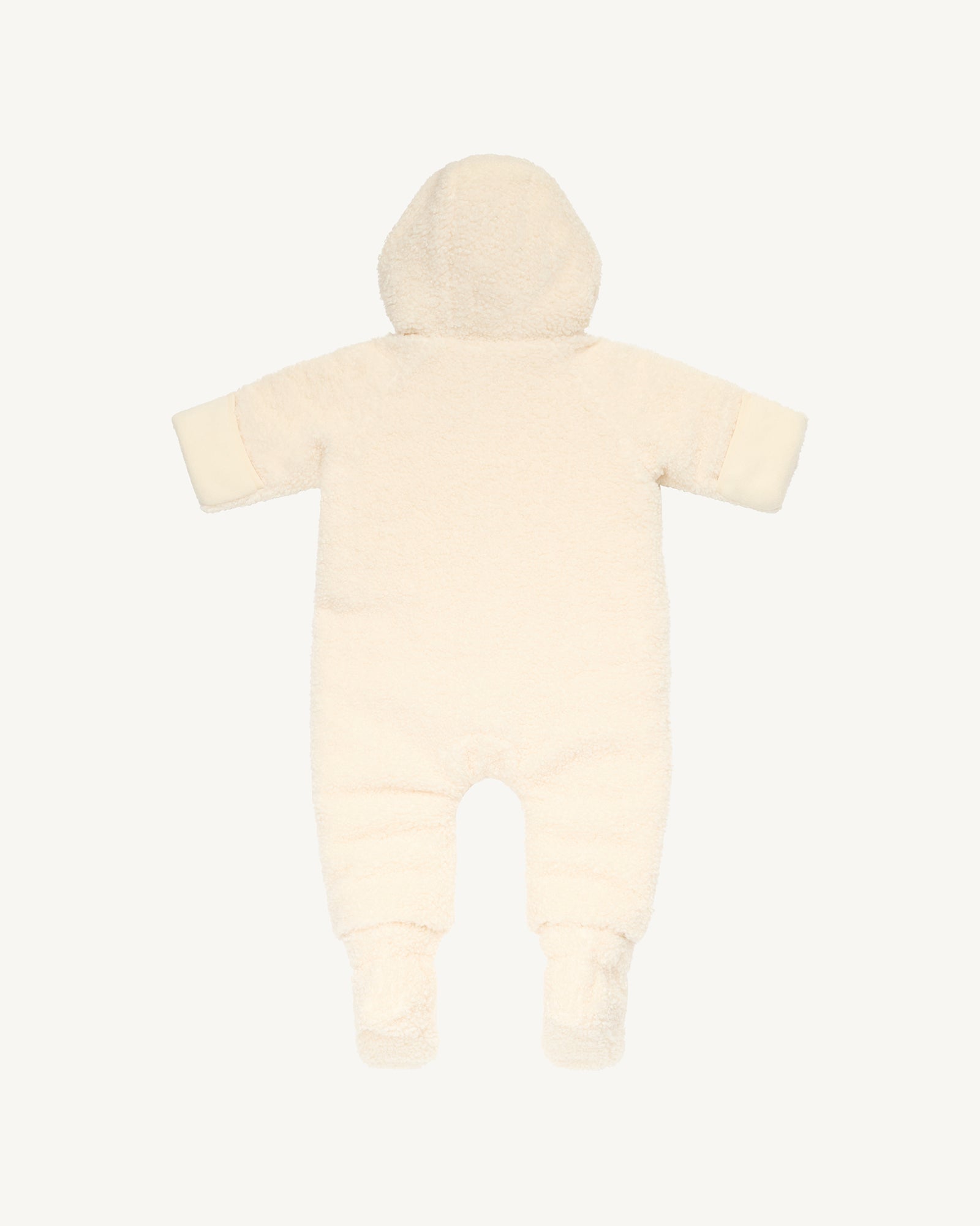 Grenouillère bébé Grand Froid en sherpa Ivoire Leyo JOTT