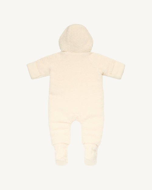 Grenouillère bébé Grand Froid en sherpa Ivoire Leyo - JOTT - 2