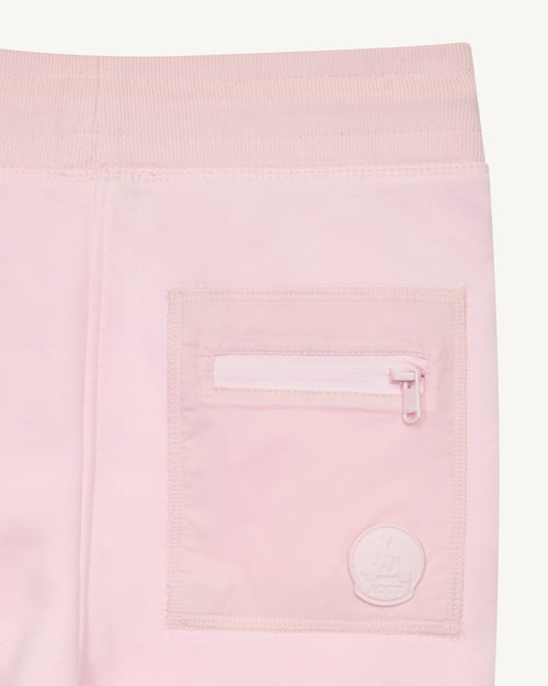 Pantalon de sport enfant en coton Rose pétale Matchu - JOTT - 2