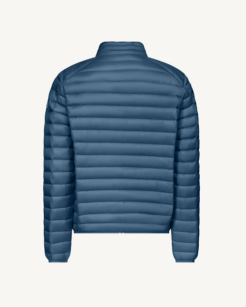 Doudoune légère Bleu jeans Mat
