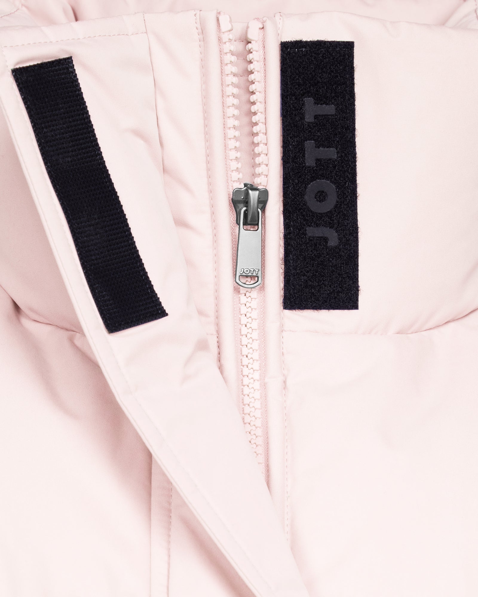 Doudoune courte sans manches esprit 'Puffer' Rose pétale Shanghai JOTT