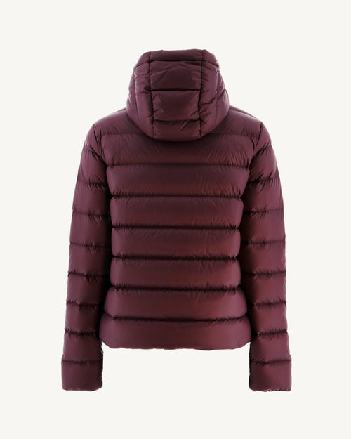 Doudoune droite à capuche Aubergine Jane - JOTT - 3