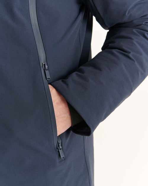 Veste longue à capuche Marine Iceberg 2.0 - JOTT - 2