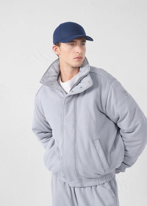 Bomber en jersey Gris souris Hank