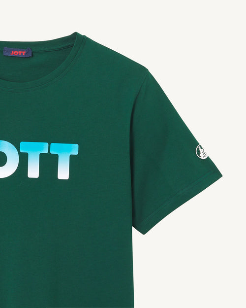 T-shirt en coton biologique Vert foncé Pietro - JOTT - 3
