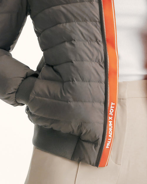 Doudoune bombers Taupe Rhona JOTT x PALLADIUM - JOTT - 4