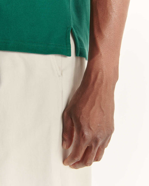 Polo en coton biologique Vert foncé Marbella - JOTT - 2