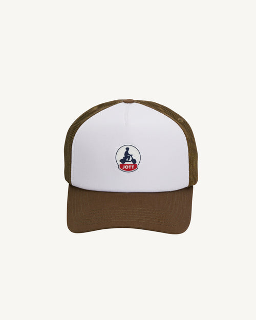 Casquette bicolore à filet Army/Blanc/Army Sail - JOTT - 2