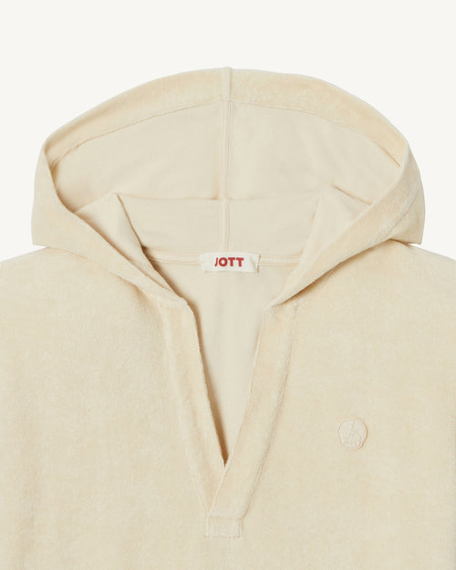 T-shirt à capuche en éponge Argile Vilanova - JOTT - 2