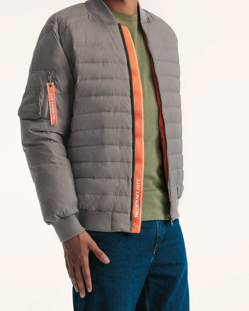 Doudoune bombers Taupe Rhona JOTT x PALLADIUM - JOTT - 5