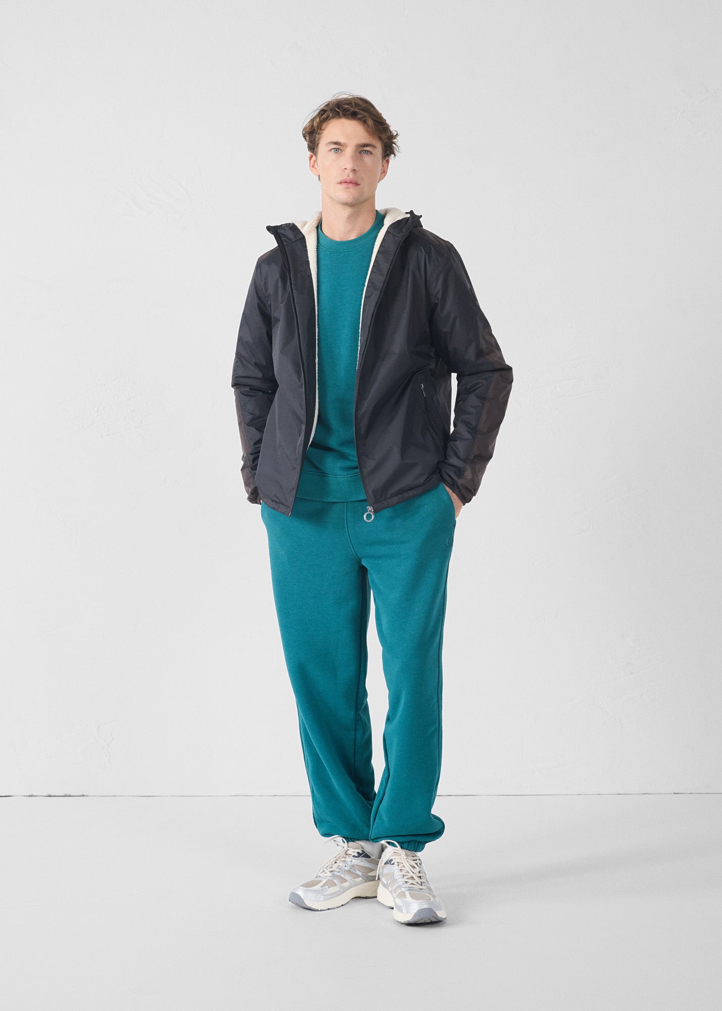 Imperméable sherpa Noir Dippen sherpa - JOTT - 2