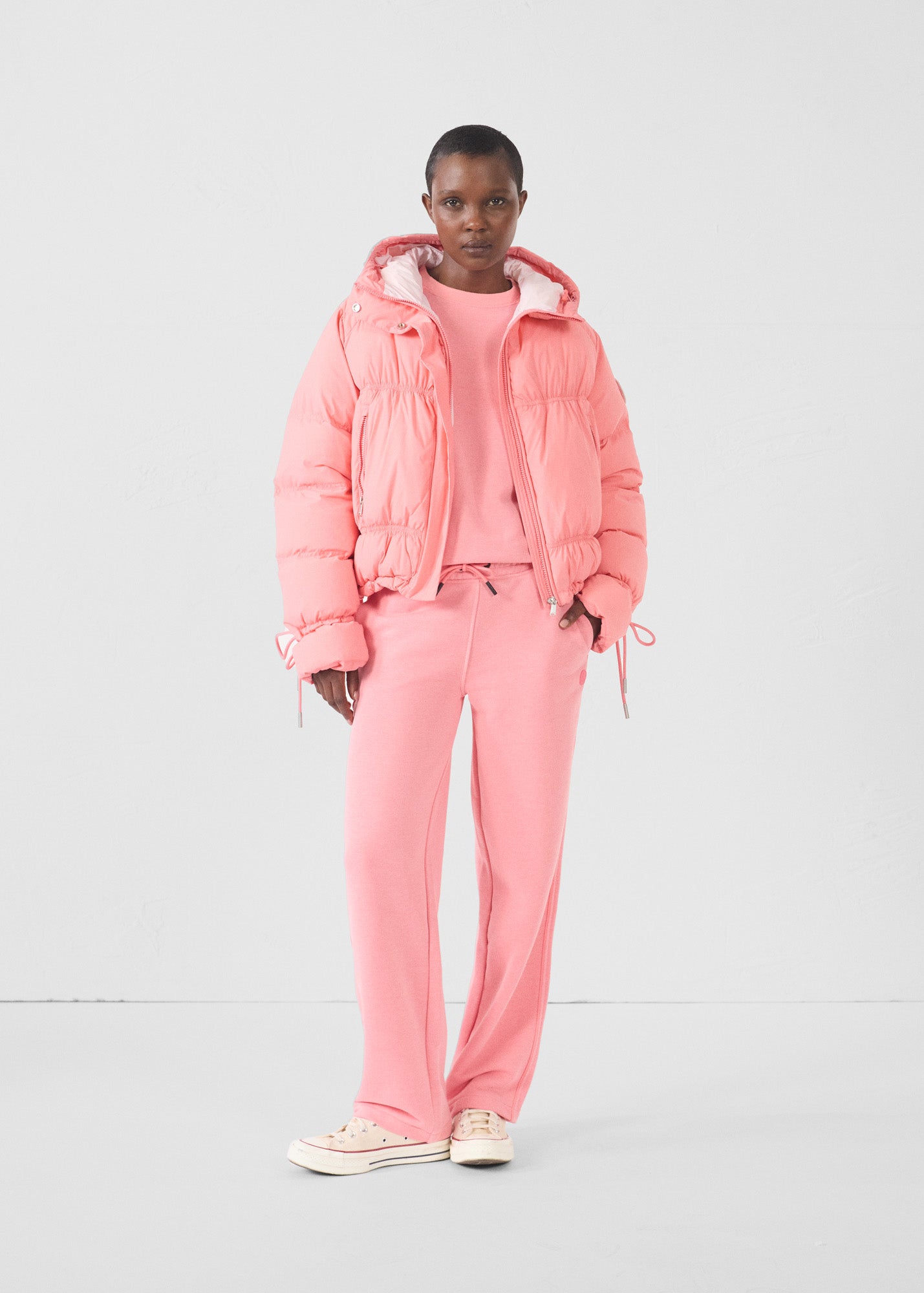 Down jacket Grand Froid esprit puffer Vibrant pink Nami - JOTT