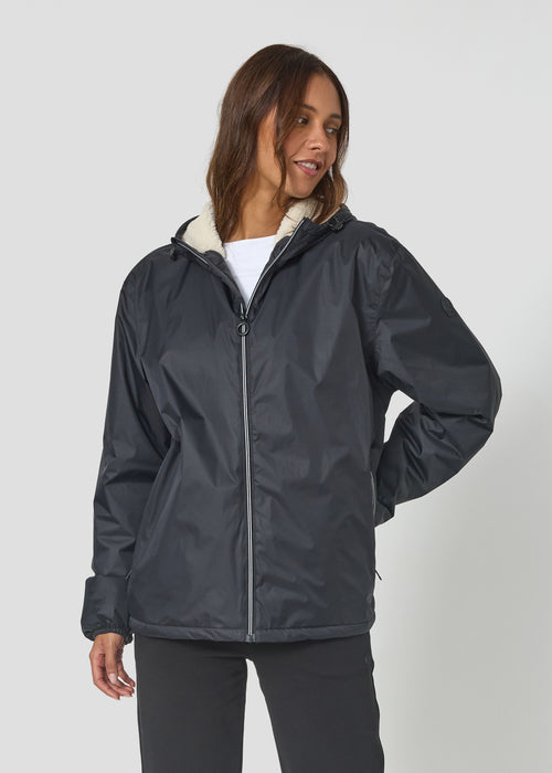 Imperméable Mixte doublé Noir Glaic sherpa - JOTT - 3