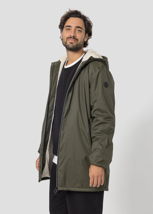 Imperméable Mixte doublé Army foncé Glen sherpa - JOTT - 2