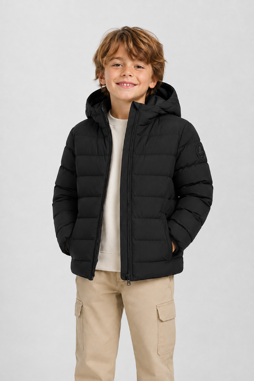 Doudoune Grand Froid mat enfant Noir Kelmo
