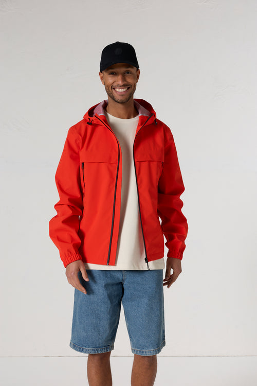 Imperméable à capuche Coquelicot Noste - JOTT - 3