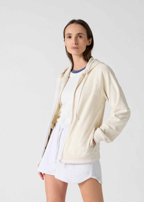 Veste zippée à capuche Naturel Tellin - JOTT - 2