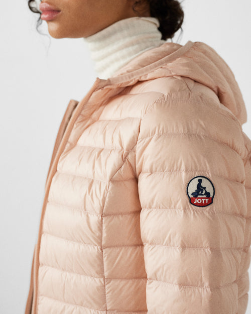 Doudoune Légère Femme à Manches Longues Matelassée - Veste Duvet Pliable Pour Camping Et Plein Air