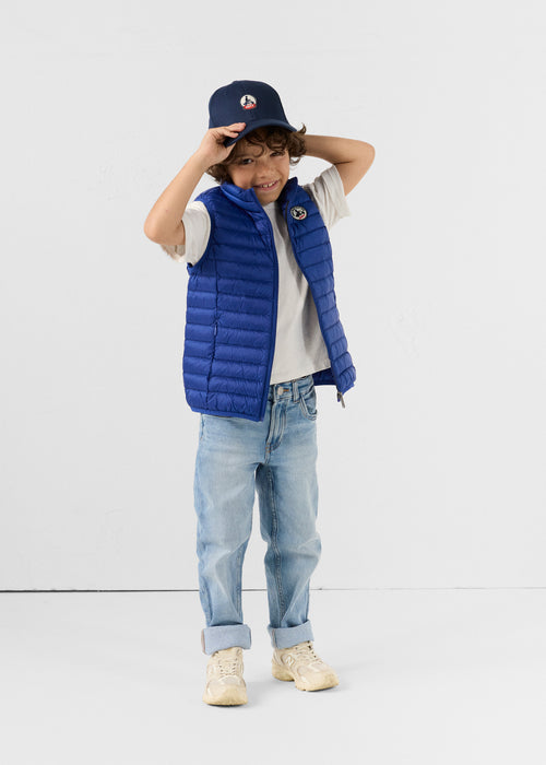 Doudoune sans manches enfant Bleu cobalt Zoe – JOTT