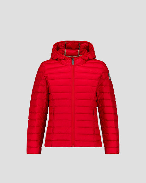 Doudoune légère à capuche enfant Rouge carmin Carla - JOTT - 2