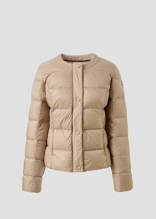 Doudoune inspirée tailleur Beige Christy - JOTT - 2