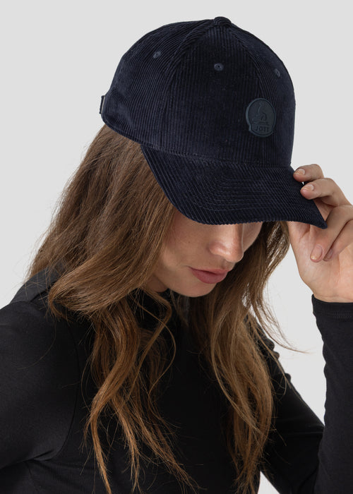 Casquette en velours Bleu nuit Cirrus