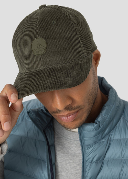 Casquette en velours Army foncé Cirrus