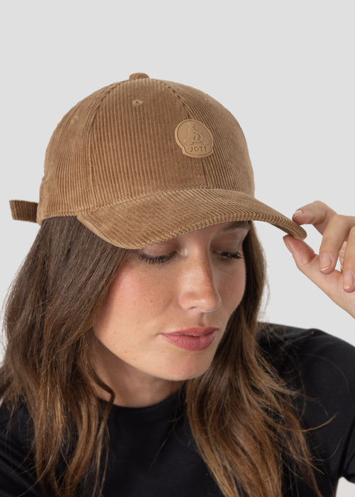 Casquette en velours Beige fumé Cirrus