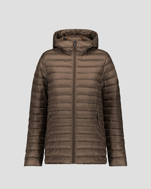 Doudoune mi-longue Taupe Claudie - JOTT - 2