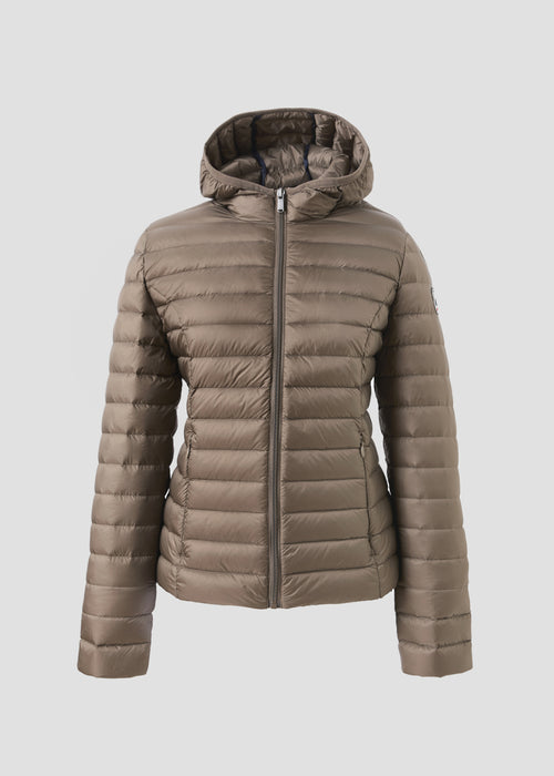 Doudoune légère à capuche Taupe Cloe - JOTT - 2