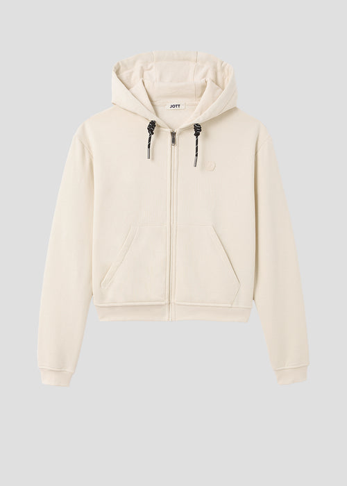 Veste zippée à capuche Naturel Dalila - JOTT - 2